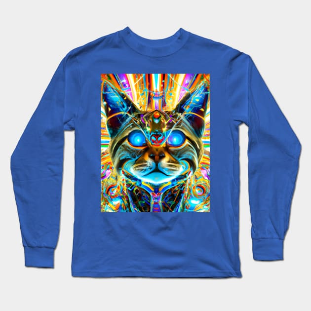 Kosmic Kitty (2) Long Sleeve T-Shirt by TheThirdEye